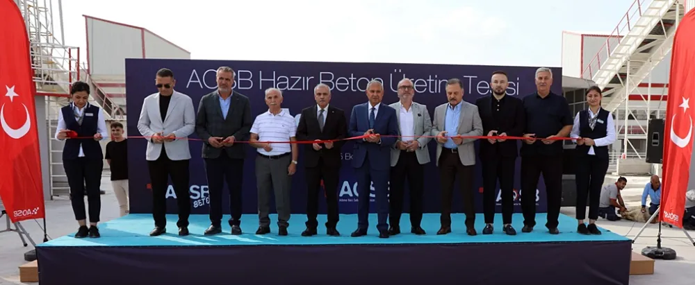 Adana OSB’de İkinci Beton Santrali Hizmete Girdi