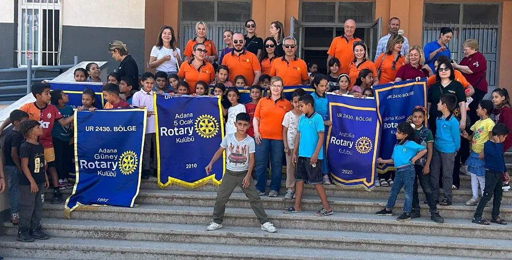 Adana Rotary’lerden  Hatay’da 2 proje...