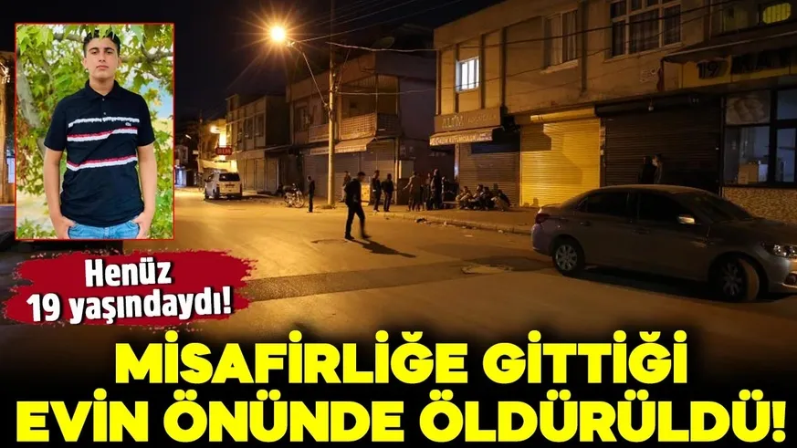 Ziyarete geldiği teyzesinin evinin önünde öldürüldü!