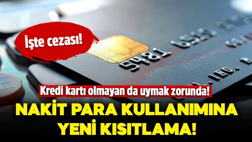 7 bin üstü elden ödeme yapanlar dikkat! Uymayana cezalar kapıda!