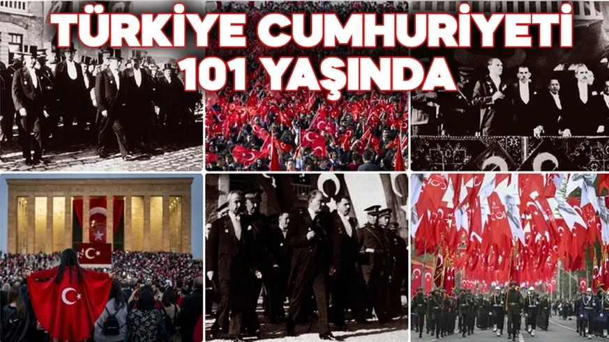 Türkiye Cumhuriyeti 101. yılını kutluyor!