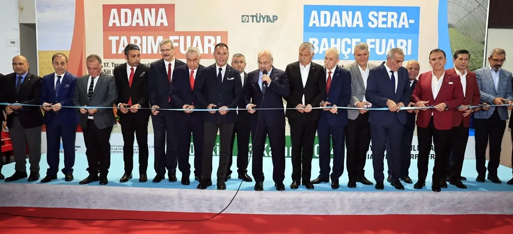 17. Adana Uluslararası Tarım ve Sera-Bahçe Fuarı açıldı