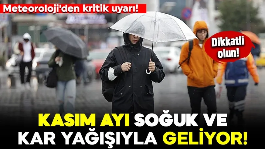 Kış kapıda! Soğuk ve kar yağışıyla geliyor...