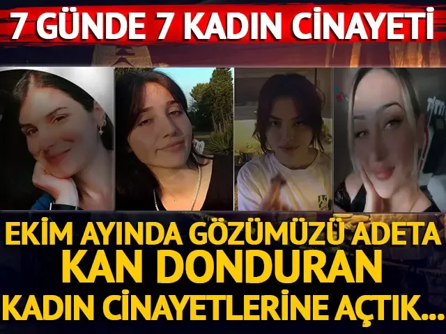 34 kadın cinayeti işlendi, 20 kadın ise şüpheli bir şekilde ölü bulundu!