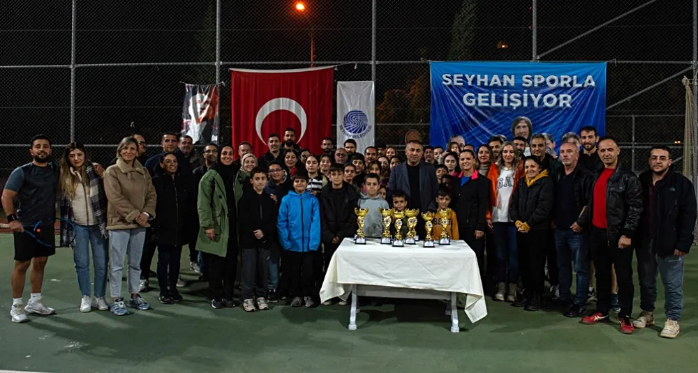 Seyhan’da tenis turnuvasında kupalar sahibini buldu