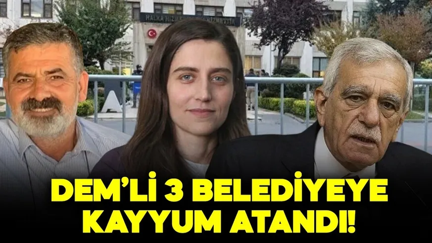 Batman, Mardin ve Halfeti belediyelerine kayyum atandı