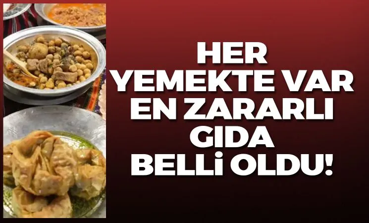  Bu gıda sağlığa ciddi zararlar veriyor...