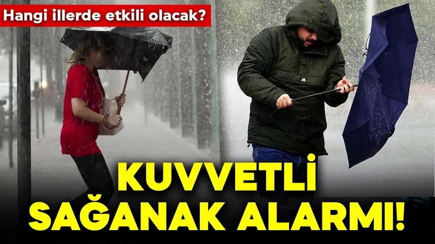 Hafta sonu sağanak yağış bekleniyor...