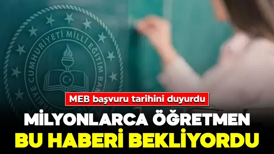 Başvurular bu tarihte başlayacak!