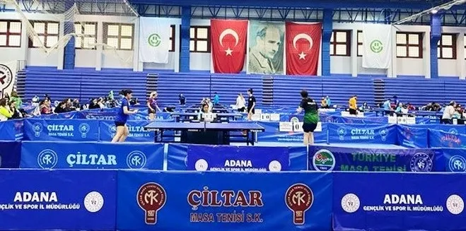 Masa Tenisi Süper Lig 2.Etap Maçları Adana’da