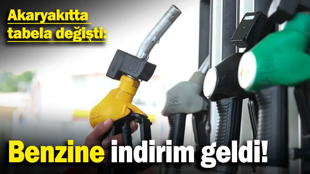 Benzine bu gece yarısı indirim geldi...