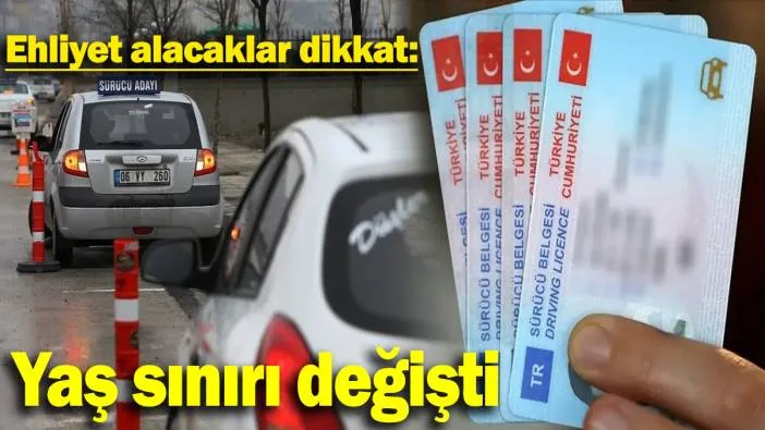 Gençler artık trafikte daha erken yer alabilecekler!