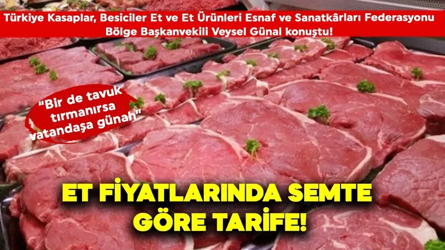 Et fiyatlarında semte göre tarife!