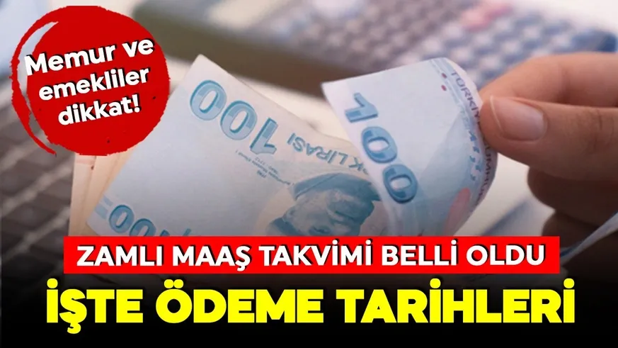 Zamlı maaş takvimi belli oldu! Kim ne kadar maaş alacak?