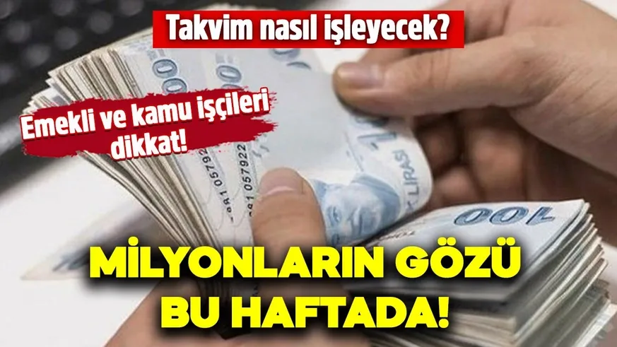 Milyonlarca emekli ve kamu işçilerinin beklediği haber!