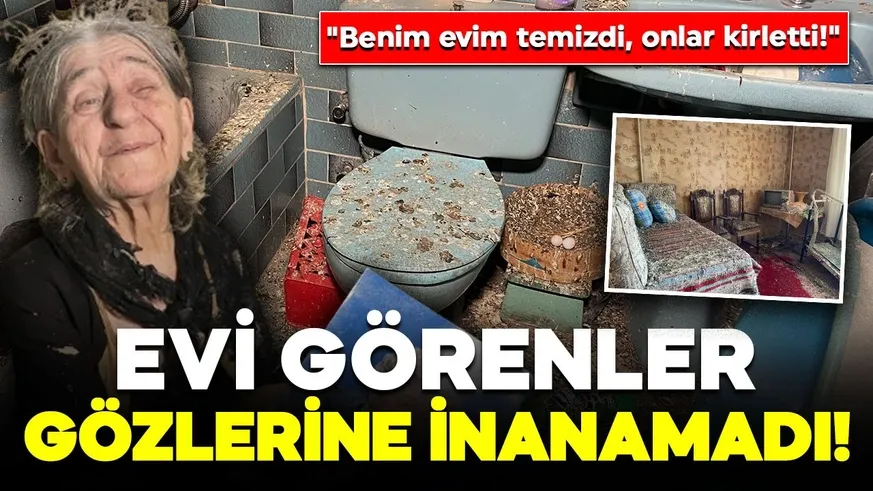 Çöp evde yaşayan yaşlı kadın: 