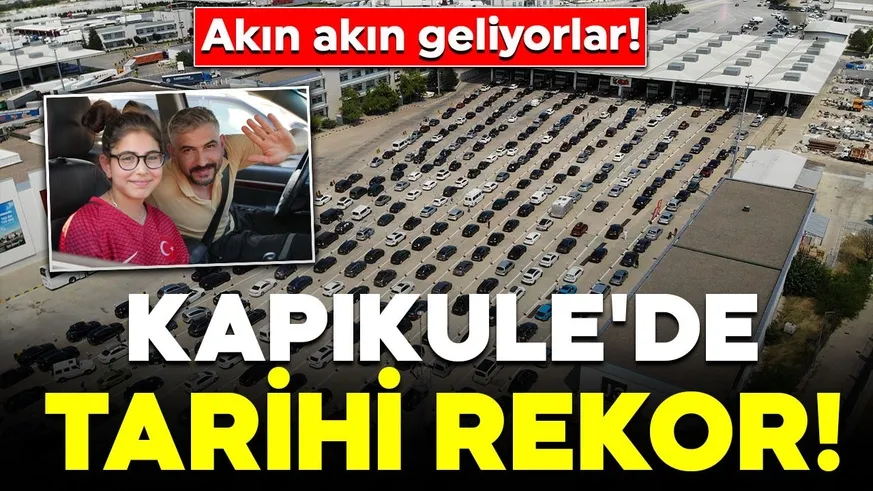 1 günde 9 bin araç girdi...