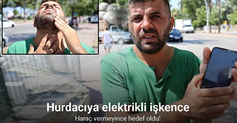 Dayak yiyip vücuduna elektrik verildiği iddia edildi...