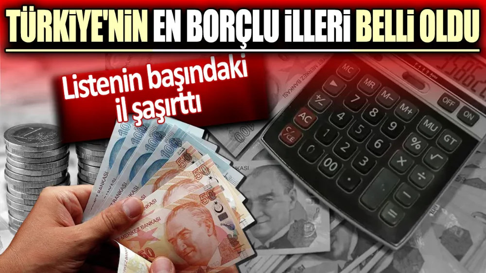 Kredi kartlarında en az borcu olan il de açıklandı...