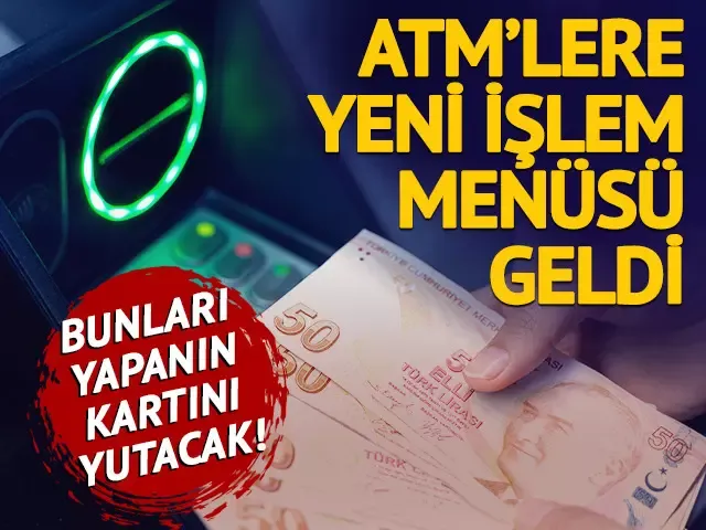 Bu işlemleri yapanların banka kartını yutacak