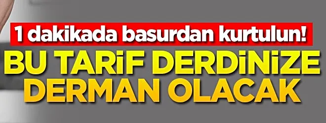 Bu tarif derdinize derman olacak