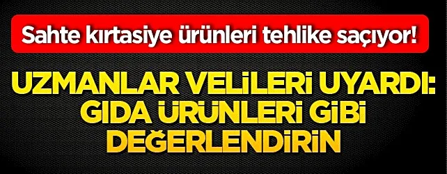 Sahte kırtasiye ürünleri tehlike saçıyor!