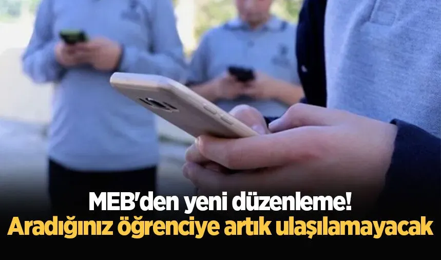 Cep telefonu bulundurmak yasaklandı...