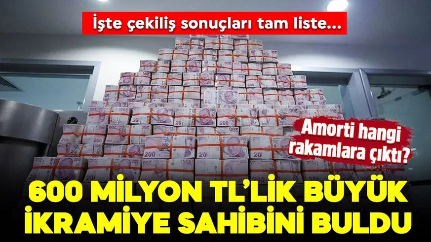 Büyük ikramiye çeyrek bilete çıktı...