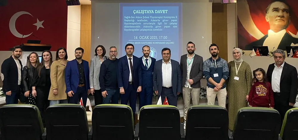 Fizyoterapistlerin Sorunları Çalıştayı Adana’da yapıldı.