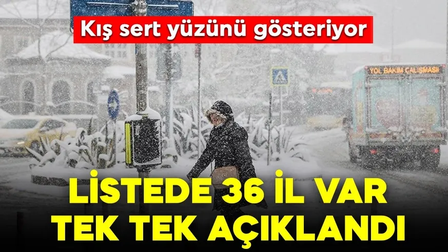 36 kent için kuvvetli yağış ve sağanak uyarısı... 