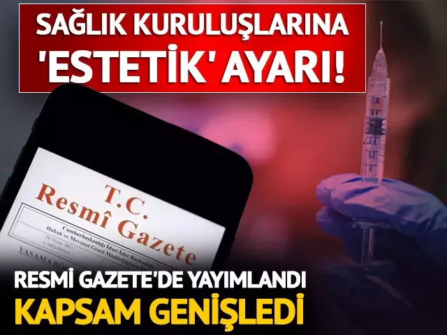 Ayakta teşhis ve tedavi yapılan yerler hakkındaki yönetmelik değişti