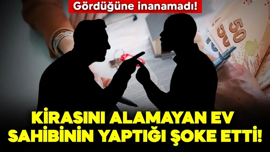 Gördüğüne inanamadı...