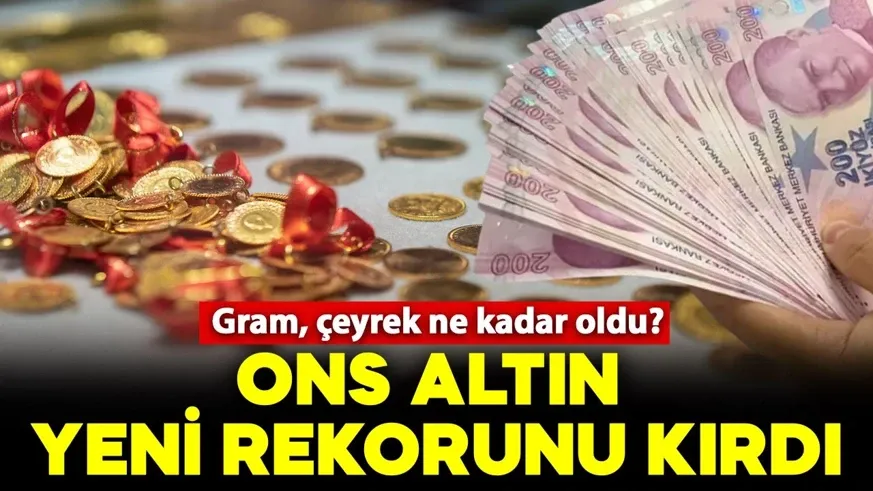 Çeyrek altın 10 bin TL