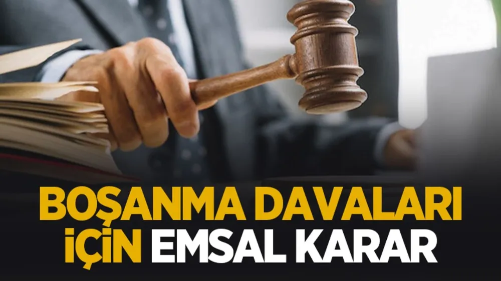 Karar erkeğin lehine çıktı...