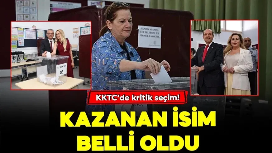 KKTC’de kazanan isim belli oldu...