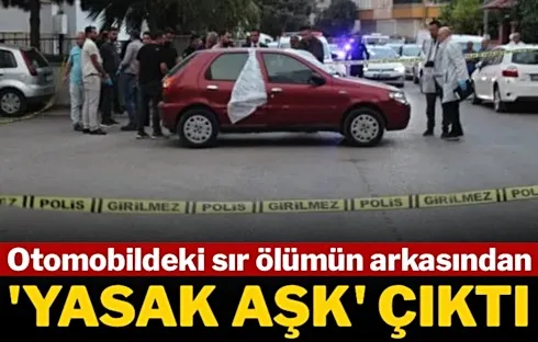 Otomobildeki sır ölümün altından 