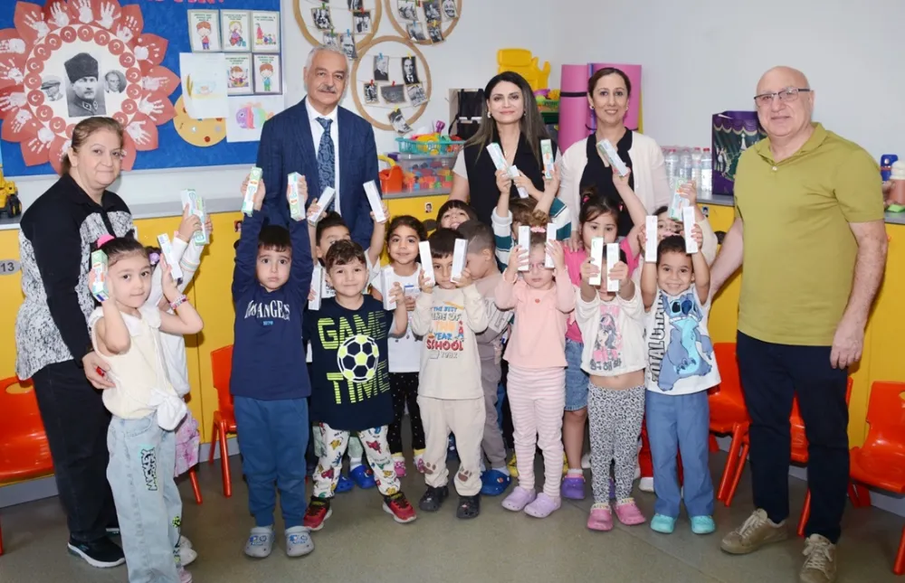3-5 Yaşındaki Çocuklara Diş Fırçalama Teknikleri Anlatıldı