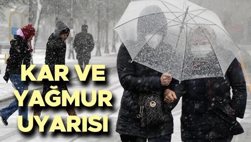 14 İlde Kar Bekleniyor!