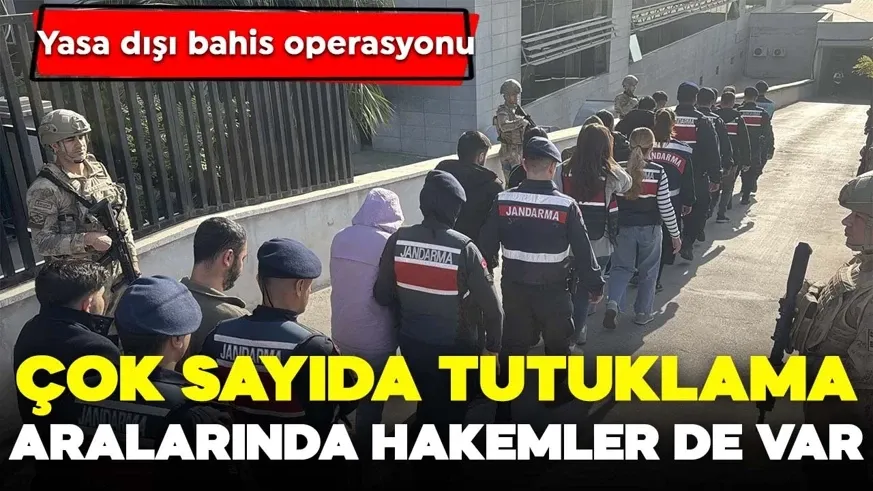 Yasa dışı bahis operasyonu: Çok sayıda şüpheli tutuklandı, aralarında hakemler de var!