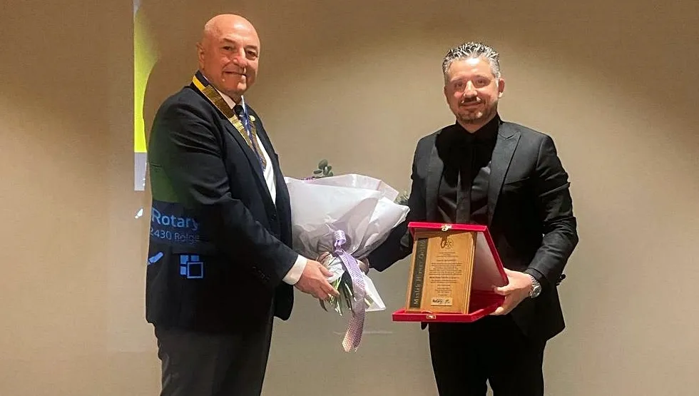 Seyhan Rotary’den Keskin’e Meslek Hizmet Ödülü