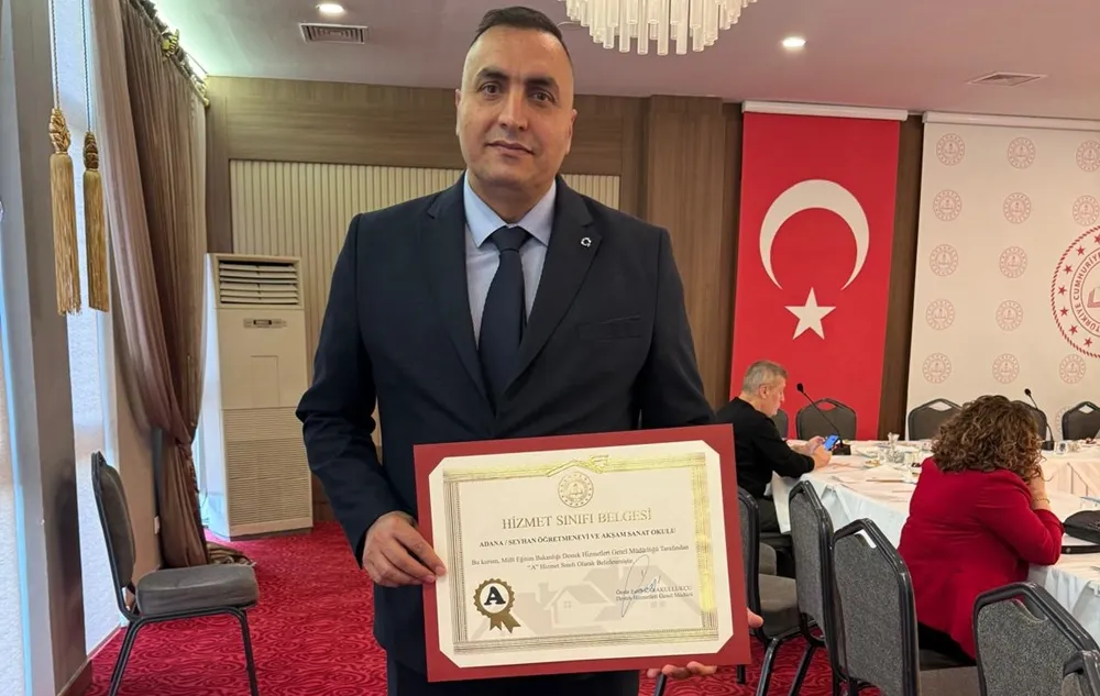 Adana Öğretmenevi,   A sınıfı hizmet belgesini aldı