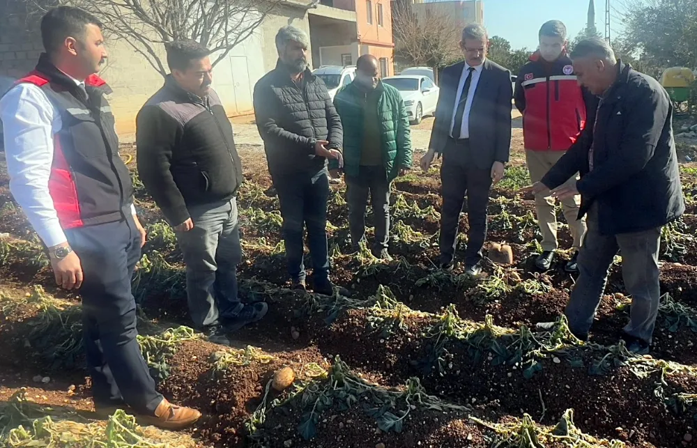 Don Afetinin hasar tespiti  yapılıyor