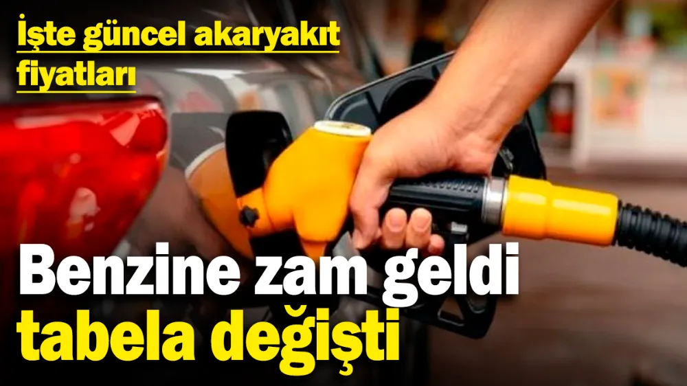 Benzinin litre fiyatına 1 lira 82 kuruş zam yapıldı...