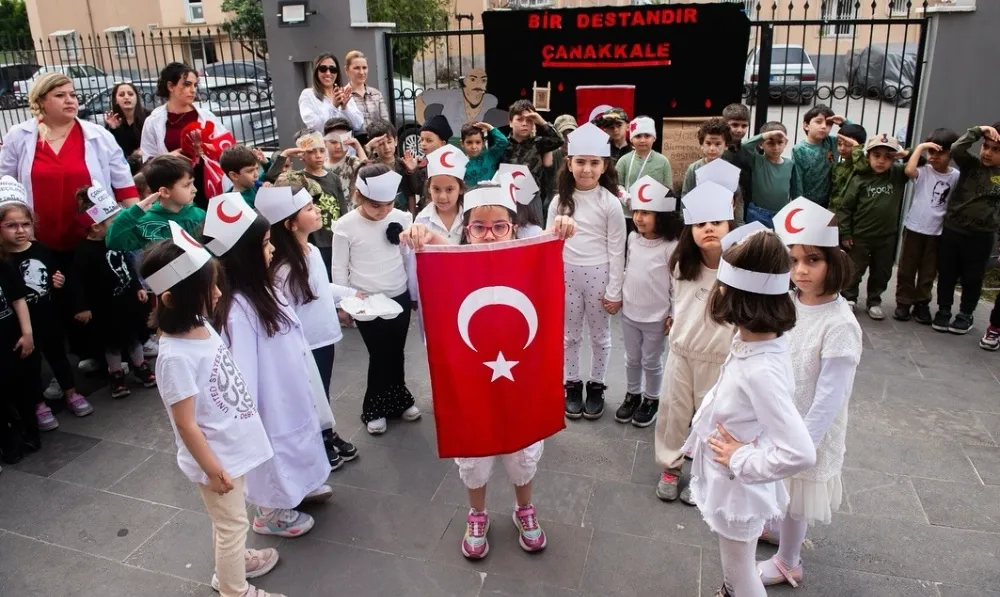 Seyhan Kreşlerinde”18 Mart Çanakkale Zaferi ve Şehitleri Anma Günü ” Unutulmadı