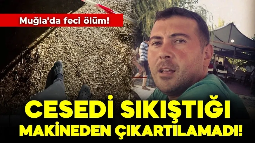 Besihanede yem karma makinesine sıkıştı! Cesedi çıkarılmadı...