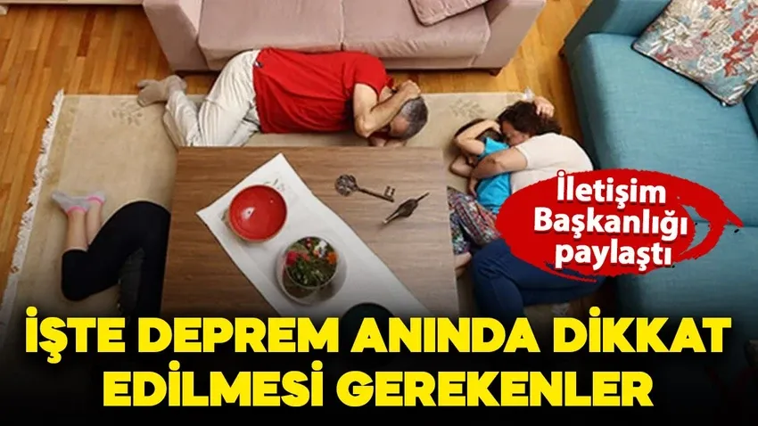 Deprem uyarısı: 