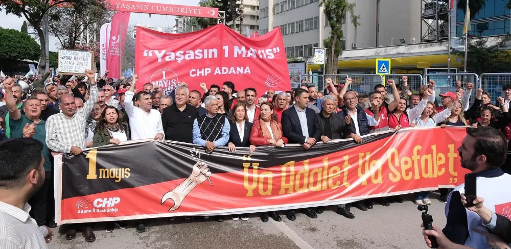 Adana’da 1 Mayıs Emek ve Dayanışma Günü kutlandı