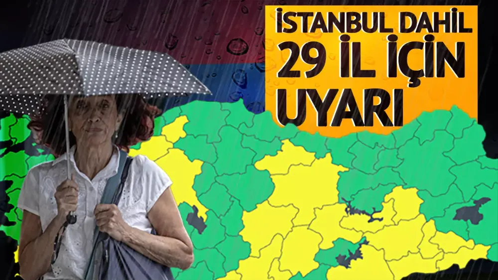 Gök gürleyecek, yağmur bastıracak!  Sıcaklık düşüşte!