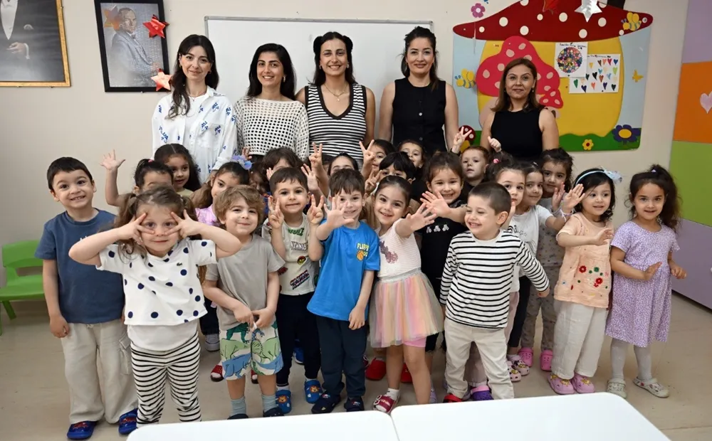 Gülen Yüzler Semt Kreşleri’nde sağlıklı beslenme eğitimi...