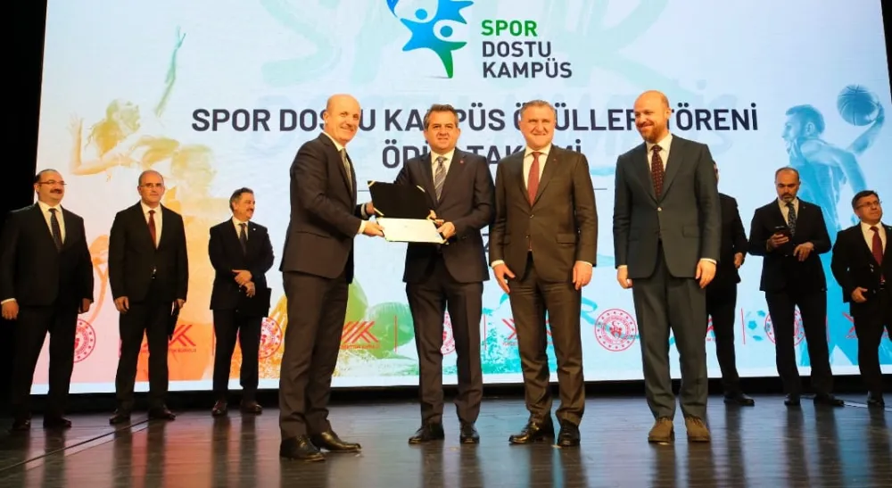 Çukurova Üniversitesi “Spor Dostu Kampüs” Ödülü Aldı